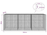 Gabion with 3.5 mm Wire and 5x5 cm Mesh 300x50x150 cm 3462360