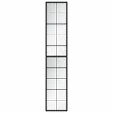 Wall Mirrors 2 pcs Black 100x40 cm Metal 3189034