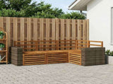 Sofa Sets 4 pcs Solid Acacia Wood 3384305