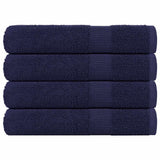 Towels "FROGN" 4 pcs Navy Blue 100x200 cm 360 gsm 136795