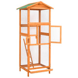 Bird Cage 68x62x166 cm Solid Firwood 171457