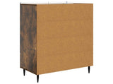 Sideboard Smoked Oak 66 x 34.5 x 97 cm Engineered Wood 894440