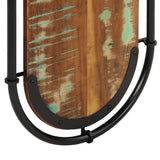 Wall-mounted Coat Racks with 4 Hooks 2 pcs Solid Wood Reclaimed 4013505