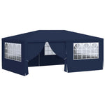Professional Party Tent with Side Walls 4x6 m Blue 90 g/m 48528
