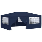 Professional Party Tent with Side Walls 4x6 m Blue 90 g/m 48528