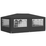 Professional Party Tent with Side Walls 4x6 m Anthracite 90 g/m 48537