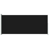 ZNTS Patio Retractable Side Awning 180x500 cm Black 313405