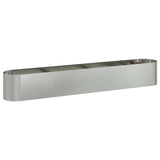 Raised Garden Bed Galvanised Steel 280 x 40x 40 cm 8011703