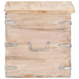 Chest 40x40x40 cm Solid Acacia Wood 289646