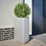 Garden Planters 2 pcs Triangular 50x43x75 cm Galvanized Steel 851182