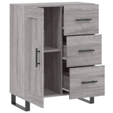 Sideboard Grey Sonoma 69.5x34x90 cm Engineered Wood 830290