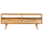 ZNTS TV Cabinet 140x30x41 cm Solid Wood Mango 352783