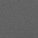 Bed Frame with Headboard Dark Grey 150 x 200 cm Fabric 3394259