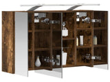 Bathroom Mirror Cabinet Smoked Oak 60 x 14.5 x 50 cm 889083
