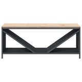 Firewood Rack with Wooden Top Anthracite 100.5x35.5x40 cm 864257