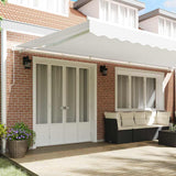 Awning Replacement Fabric White 6 x 3 m Polyester 42000580