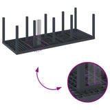 Garden Dining Set 11 pcs Anthracite Polypropylene 3378596