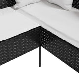 Couch Sofa Black, Cream White 318587