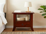 Bedside Cabinet Brown 40 x 40 x 45,5 cm Solid Mahogany Wood 42009932