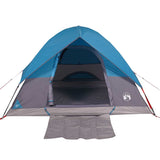 Camping Tent Dome 4-Person Blue Waterproof 94700