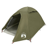 ZNTS Camping Tent Dome 2-Person Olive Green Waterproof 4009612