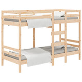 Bunk Bed without Mattress 75x190 cm Small Single Solid Wood Pine 3139844