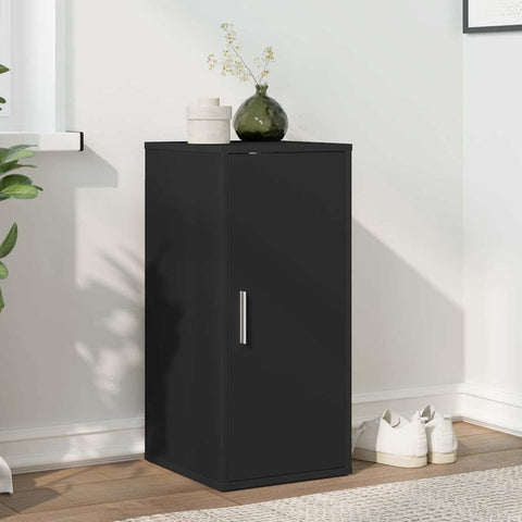 Shoe Cabinet Black 32x35x70 cm Engineered Wood 808956