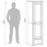 Wardrobe PANAMA Honey 51 x 50 x 185 cm Solid Pine Wood 42042130