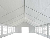 Party Tent PE 6x16 m White 3051655