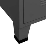 Industrial TV Cabinet Anthracite 105x35x42 cm Metal 339620