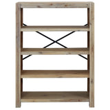 4-Tier Bookcase 80x30x110 cm Solid Wood Acacia 345085