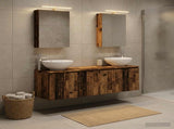 Bathroom Cabinet Set 5 pcs Old Wood Engineered Wood 3406477