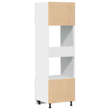 Microwave Cabinet Lyon Concrete Grey 60x57x207 cm Engineered Wood 856127