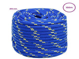 Multipurpose Utility Rope 16 mm 100 m Blue PP 1560 kg Max Load 3473342