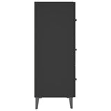Sideboard Black 69.5x34x90 cm Engineered Wood 812160