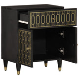 Bedside Cabinet 50x33x60 cm Solid Wood Mango 358331