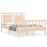 Bed Frame without Mattress 140x200 cm Solid Wood Pine 3192166