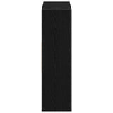 Book Cabinet Black Oak 97.5x29.5x100 cm Engineered Wood 862403