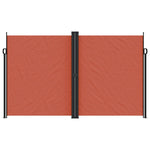 ZNTS Retractable Side Awning Terracotta 200x1000 cm 4004768