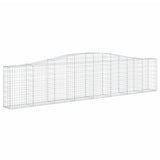 Arched Gabion Baskets 25 pcs 400x30x80/100 cm Galvanised Iron 3145824