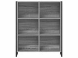 Book Cabinet Grey Sonoma 99.5 x 30 x 108.5 cm Engineered Wood 886537