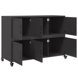 Sideboard Black 100.5x39x72 cm Steel 846740