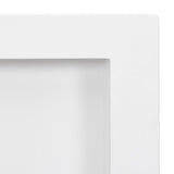 Shower Niche with 3 Compartments High Gloss White 41x99x9 cm 151399