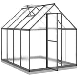 Greenhouse with Base Frame Anthracite 224x169x202 cm Aluminium 3266325