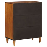 Sideboard Walnut 60 x 33 x 75 cm Solid Mango Wood 4018227