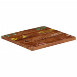Table Top 60x60x1.5 cm Square Solid Wood Reclaimed 371054