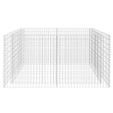 Gabion Raised Bed Steel 180x90x100 cm Silver 142366