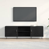 TV Cabinet Set Black Oak 150 x 30 x 50 cm Engineered Wood 862961