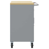 Work Cabinet with Drawer 3 pcs Red and Grey 150 x 55 x 85 cm 3321369