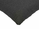 Cushion with Pillow HEERLEN 2 pcs Dark Grey Fabric 926068